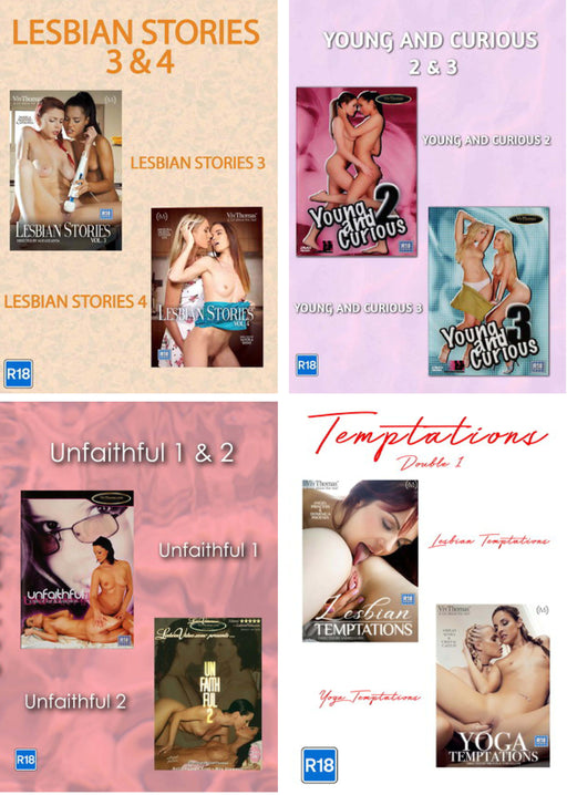 Erotic DVD - Viv Thomas - Set of 9 DVDs - Pack H-Erotiekvoordeel.nl