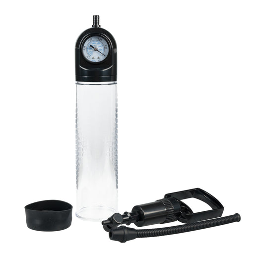Essentials - Pompe à pénis - 31 cm - Avec manomètre - Erotiekvoordeel.nl
