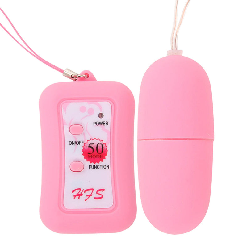 Fifty - Uovo vibrante con telecomando - Rosa-Erotiekvoordeel.nl
