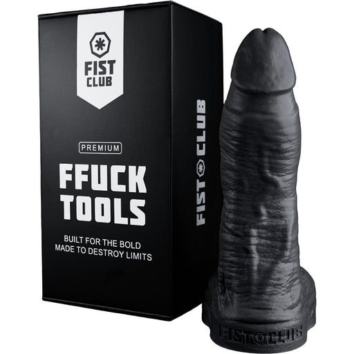 Fist Club - RAWLOAD - Siliconen Dildo - 35 x 8,9 cm - Zwart-Erotiekvoordeel.nl