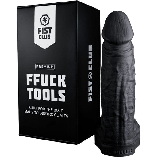 Fist Club - STRETCHPIG - Siliconen Dildo - 36 x 9 cm - Zwart-Erotiekvoordeel.nl