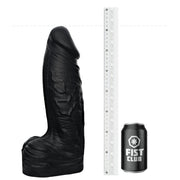 Fist Club - STRETCHPIG - Siliconen Dildo - 36 x 9 cm - Zwart-Erotiekvoordeel.nl