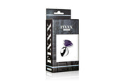 Fixxx - Aluminium Buttplug met Hartvormige Siersteen Amethyst - 3 maten-Erotiekvoordeel.nl