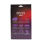 Fixxx - Set de ataduras BDSM - Forrado con piel - Morado-Erotiekvoordeel.nl