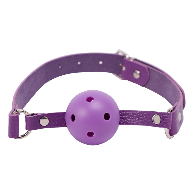 Fixxx - Set de ataduras BDSM - Forrado con piel - Morado-Erotiekvoordeel.nl