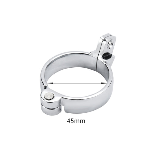 Fixxx - Baron - Metalen Kuisheidskooi met Slotje - Diameter 45 mm-Erotiekvoordeel.nl