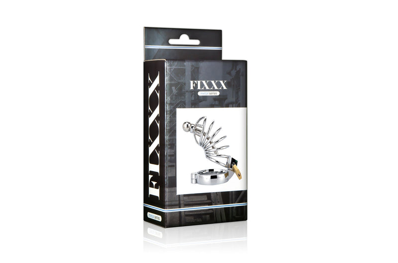 Fixxx - Blaze - Jaula de castidad - Con tapón antiesperma - 3 tallas-Erotiekvoordeel.nl