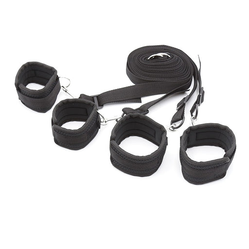 Fixxx - Esposas de cama para bondage - Negro-Erotiekvoordeel.nl