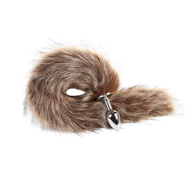 Fixxx - Buttplug met Vossenstaart - Bruin-Erotiekvoordeel.nl