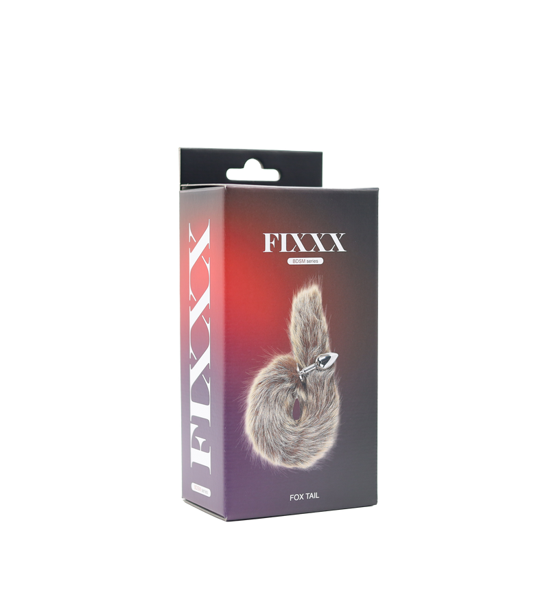 Fixxx - Buttplug met Vossenstaart - Bruin-Erotiekvoordeel.nl
