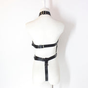 Fixxx - Fetish Harnasje - PU-Leer - One Size - Zwart-Erotiekvoordeel.nl