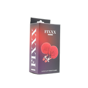 Fixxx - Fluffy Pompom Tepelklemmen - Rood-Erotiekvoordeel.nl