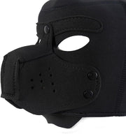 Fixxx - Maschera da cane - Puppy Hood - Nero - Erotiekvoordeel.nl