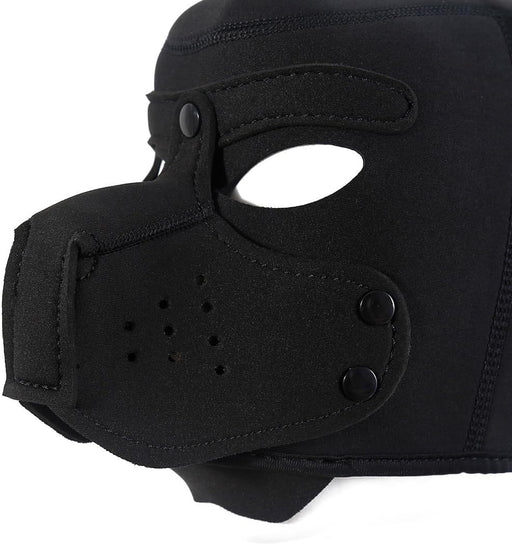 Fixxx - Hondenmasker - Puppy Hood - Zwart-Erotiekvoordeel.nl