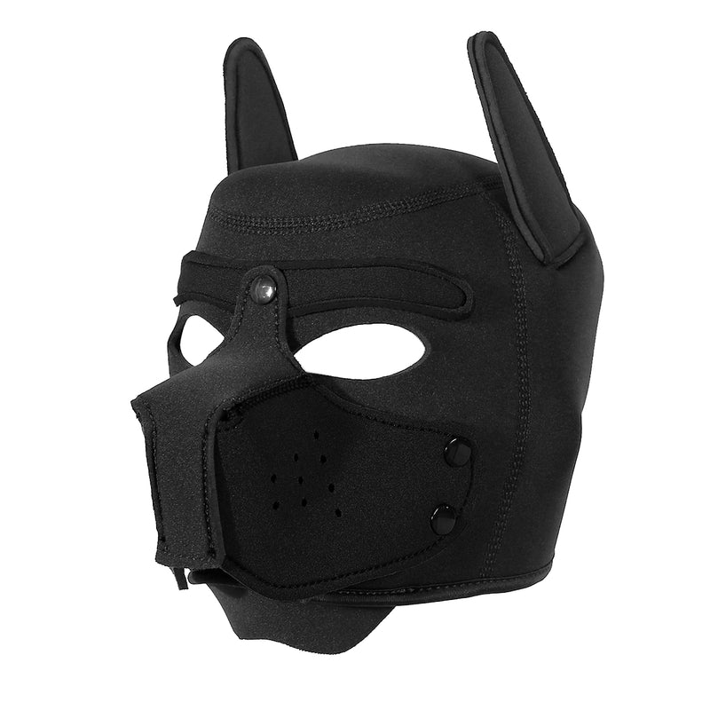 Fixxx - Maschera da cane - Puppy Hood - Nero - Erotiekvoordeel.nl