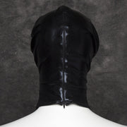 Fixxx - Capucha con ojos y boca abiertos - Cremallera trasera - Negro - Erotiekvoordeel.nl