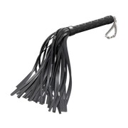 Fixxx - Luxe Flogger - Kunstleer - Zwart-Erotiekvoordeel.nl
