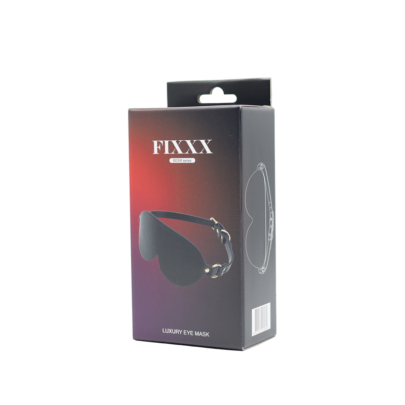 Fixxx - Luxe Oogmasker - Zwart-Erotiekvoordeel.nl