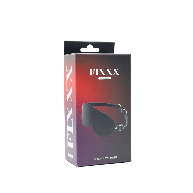 Fixxx - Luxe Oogmasker - Zwart-Erotiekvoordeel.nl