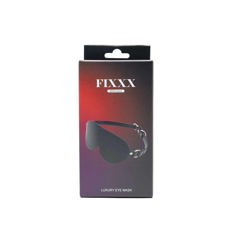 Fixxx - Luxe Oogmasker - Zwart-Erotiekvoordeel.nl