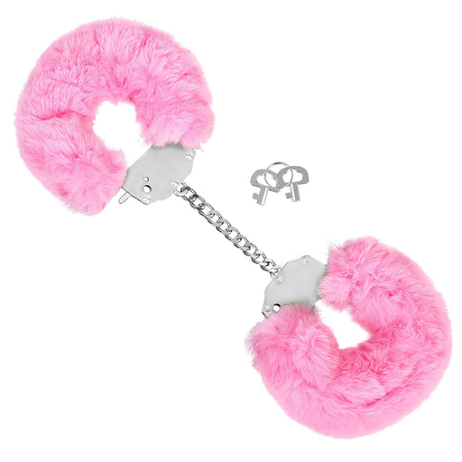 Fixxx - Super Fluffy Handboeien met Bont - Roze-Erotiekvoordeel.nl