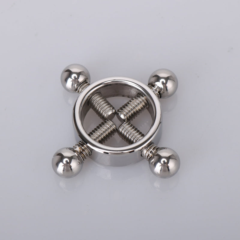 Fixxx - Tepelklemmen Set met 4 Schroeven - Zilver-Erotiekvoordeel.nl