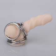 Fixxx Triple Cockring – Robusto supporto in acciaio inossidabile per la massima stimolazione - Erotiekvoordeel.nl