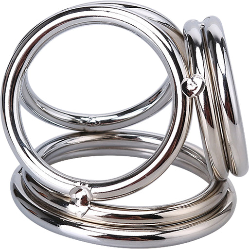 Fixxx Triple Cockring – Powerful Stainless Steel Support for Maximum Stimulation-Erotiekvoordeel.nl
