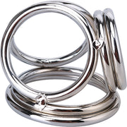 Fixxx Triple Cockring – Krachtige RVS Ondersteuning voor Maximale Stimulatie-Erotiekvoordeel.nl