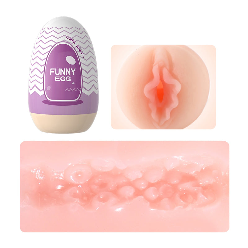Funny Egg Collection - Mini-Masturbator - 6 Stück - Erotiekvoordeel.nl