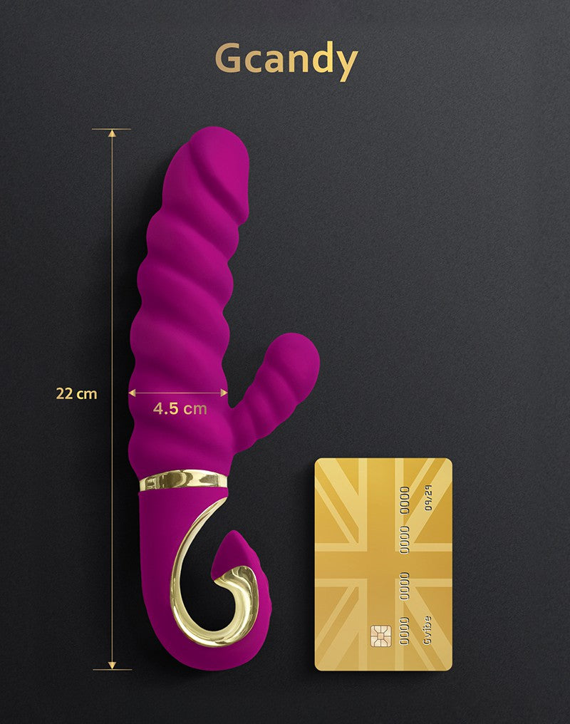 G-Vibe - G-Candy - Vibratore Rabbit - Rosa-Erotiekvoordeel.nl