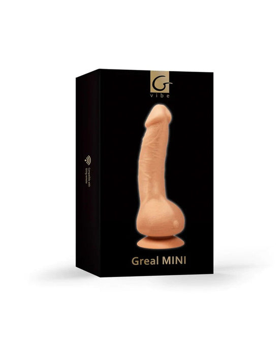 G-Vibe - G-Real - Mini Vibrerende Dildo - 3 x 18 cm - Lichte huidskleur-Erotiekvoordeel.nl