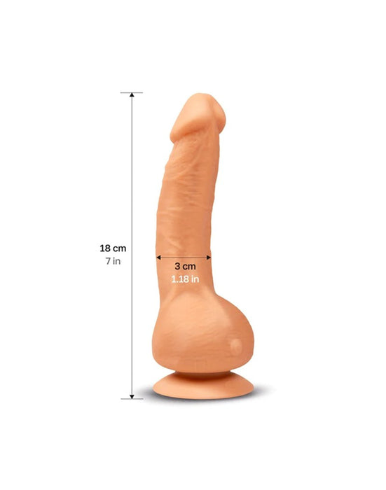 G-Vibe - G-Real - Mini Vibrerende Dildo - 3 x 18 cm - Lichte huidskleur-Erotiekvoordeel.nl