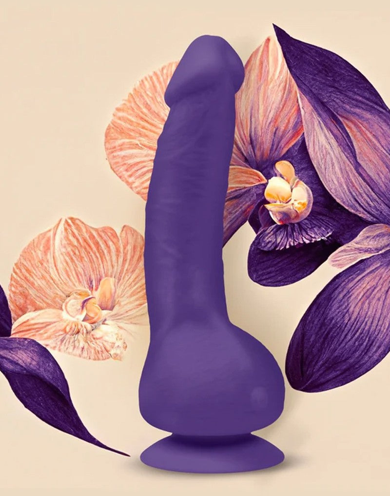 G-Vibe - G-Real2 - Dildo vibrante con ventosa - Viola-Erotiekvoordeel.nl