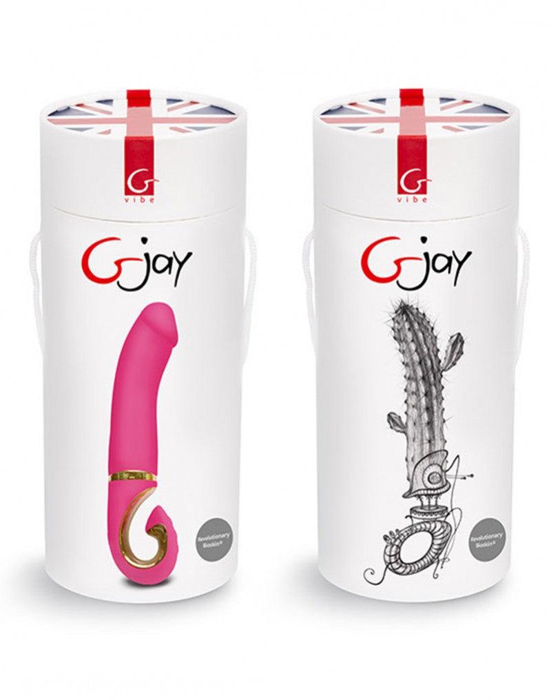 G-Vibe - G-Jay - Bioskin Vibrator - Roze-Erotiekvoordeel.nl
