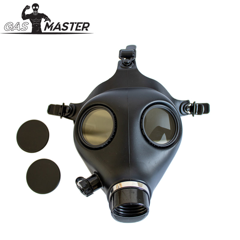 GASMASTER Alien Maska Przeciwgazowa - Soczewki Polaryzacyjne + Metalowe Osłony Oczu-Erotiekvoordeel.nl