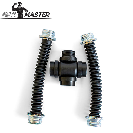 GASMASTER RD40 Gasmasken-Kreuzadapter mit Schläuchen - Erotiekvoordeel.nl