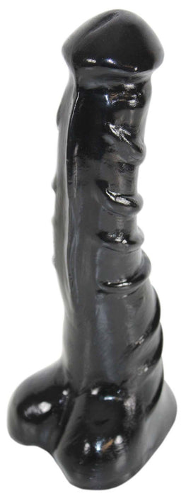 Gangbangster - Basilic - Dildo - 22 x 6 cm - PVC - Zwart-Erotiekvoordeel.nl