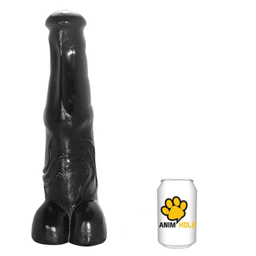 Gangbangster - Bear - Extreme Dildo - 32 x 10 cm - PVC - Zwart-Erotiekvoordeel.nl