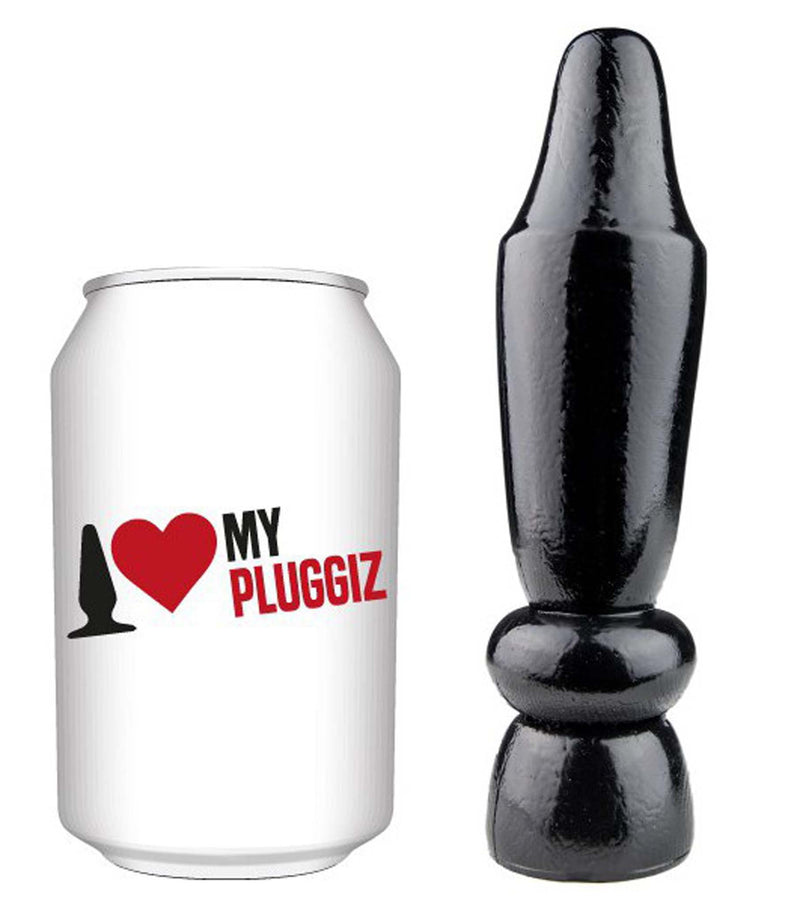 Gangbangster - Big Knight Chess - Dildo - 16 x 4,7 cm - PVC - Zwart-Erotiekvoordeel.nl