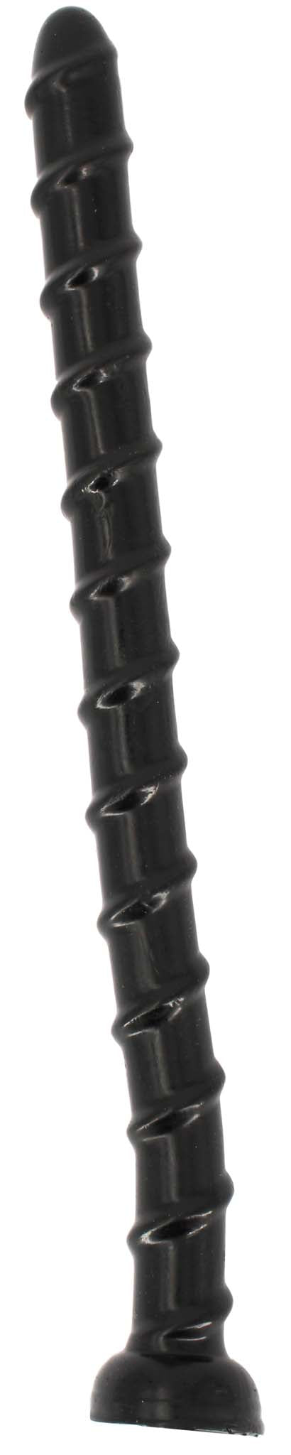 Gangbangster - Bongare - Extreme Dildo - 44 x 3,2 cm - PVC - Zwart-Erotiekvoordeel.nl