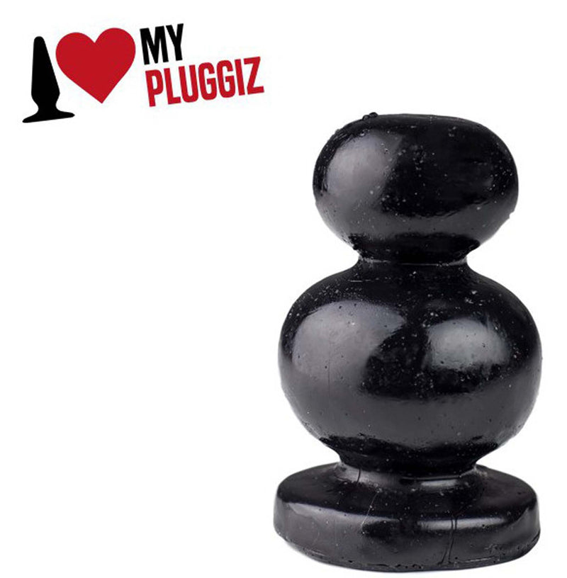 Gangbangster - Bulby - Buttplug - 9 x 6 cm - PVC - Zwart-Erotiekvoordeel.nl