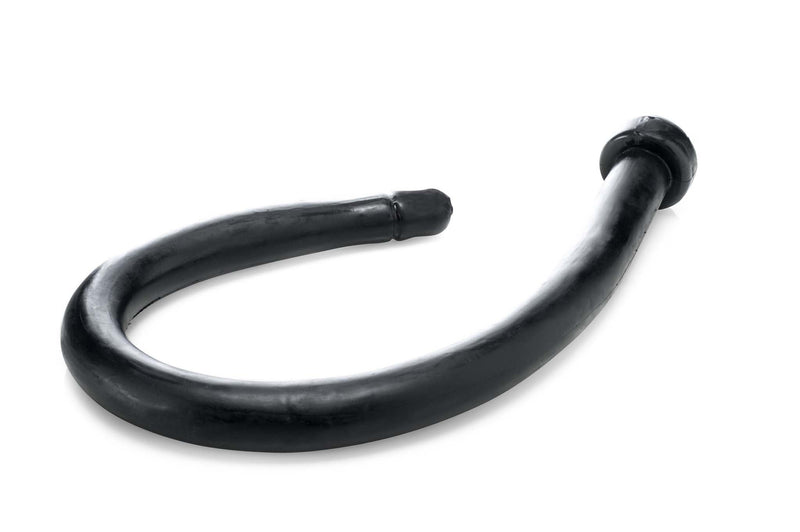 Gangbangster - Cobra Spitting - Extreme Dildo - 80 x 3,8 cm - PVC - Zwart-Erotiekvoordeel.nl
