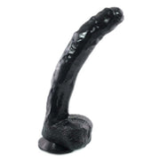 Gangbangster - Dildo - Powell - 26 x 5 cm - PVC - Zwart-Erotiekvoordeel.nl
