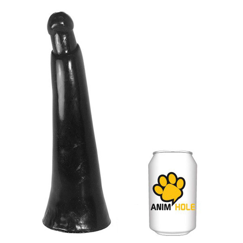 Gangbangster - Olly - Extreme Dildo - 30 x 8,8 cm - PVC - Zwart-Erotiekvoordeel.nl