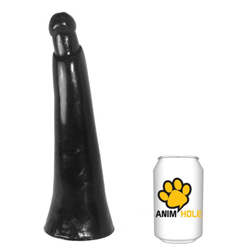 Gangbangster - Olly - Extreme Dildo - 30 x 8,8 cm - PVC - Zwart-Erotiekvoordeel.nl