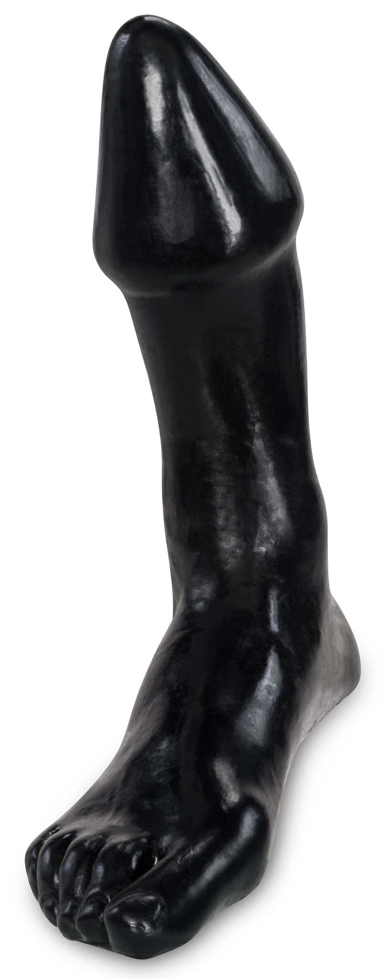 Gangbangster - Footx - Dildo - 18 x 7,8 cm - PVC - Zwart-Erotiekvoordeel.nl