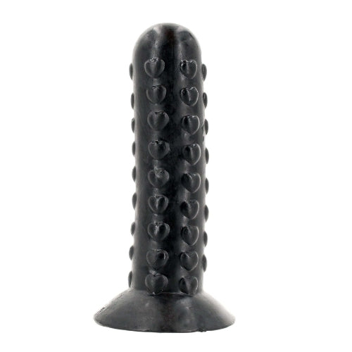 Gangbangster - Heart Attack - Dildo - 16 x 4,5 cm - PVC - Schwarz - Erotiekvoordeel.nl