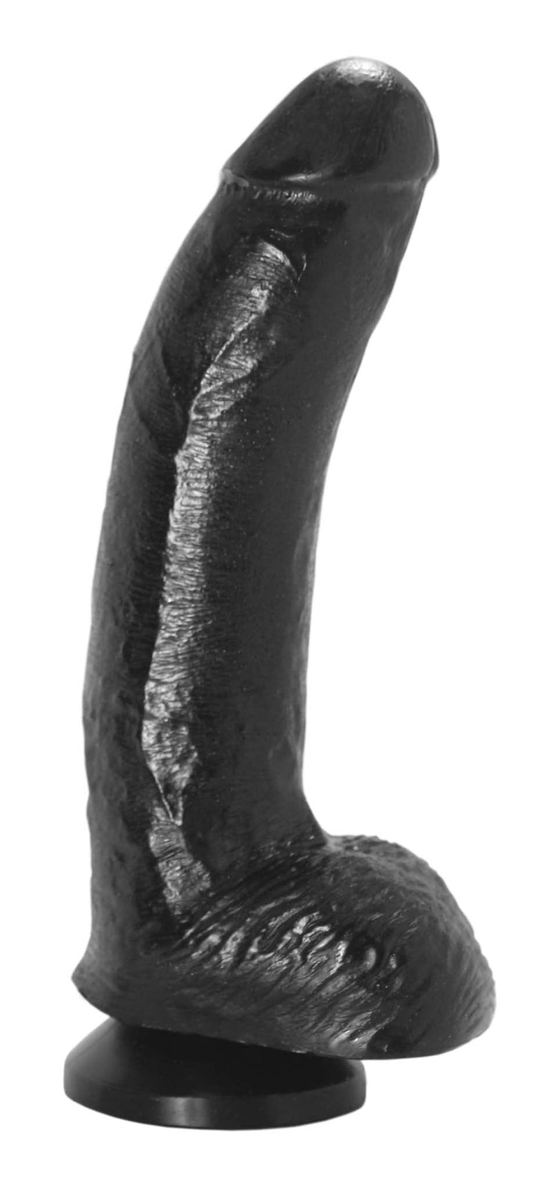 Gangbangster - Junior - Dildo - 19 x 5,2 cm - PVC - Zwart-Erotiekvoordeel.nl