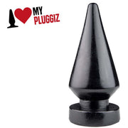Gangbangster - Maxi Peak - Buttplug - 18 x 8,5 cm - PVC - Zwart-Erotiekvoordeel.nl